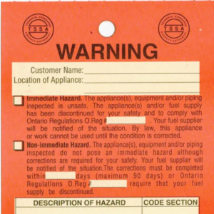 Furnace red tag safety